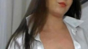 Silver Satin Blouse Collar Up Cam Free Porn 2a Xhamster