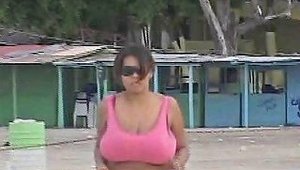 Busty Dominican Milf Jogging Free Big Tits Porn Video 14