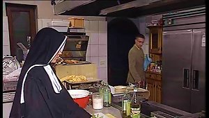 German Nun Fucked In Kitchen