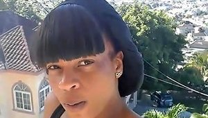 Jamaican Gal Smoking Weed Part One Porn Videos