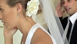Sexy Blonde Bride Nicole Aniston Fucking